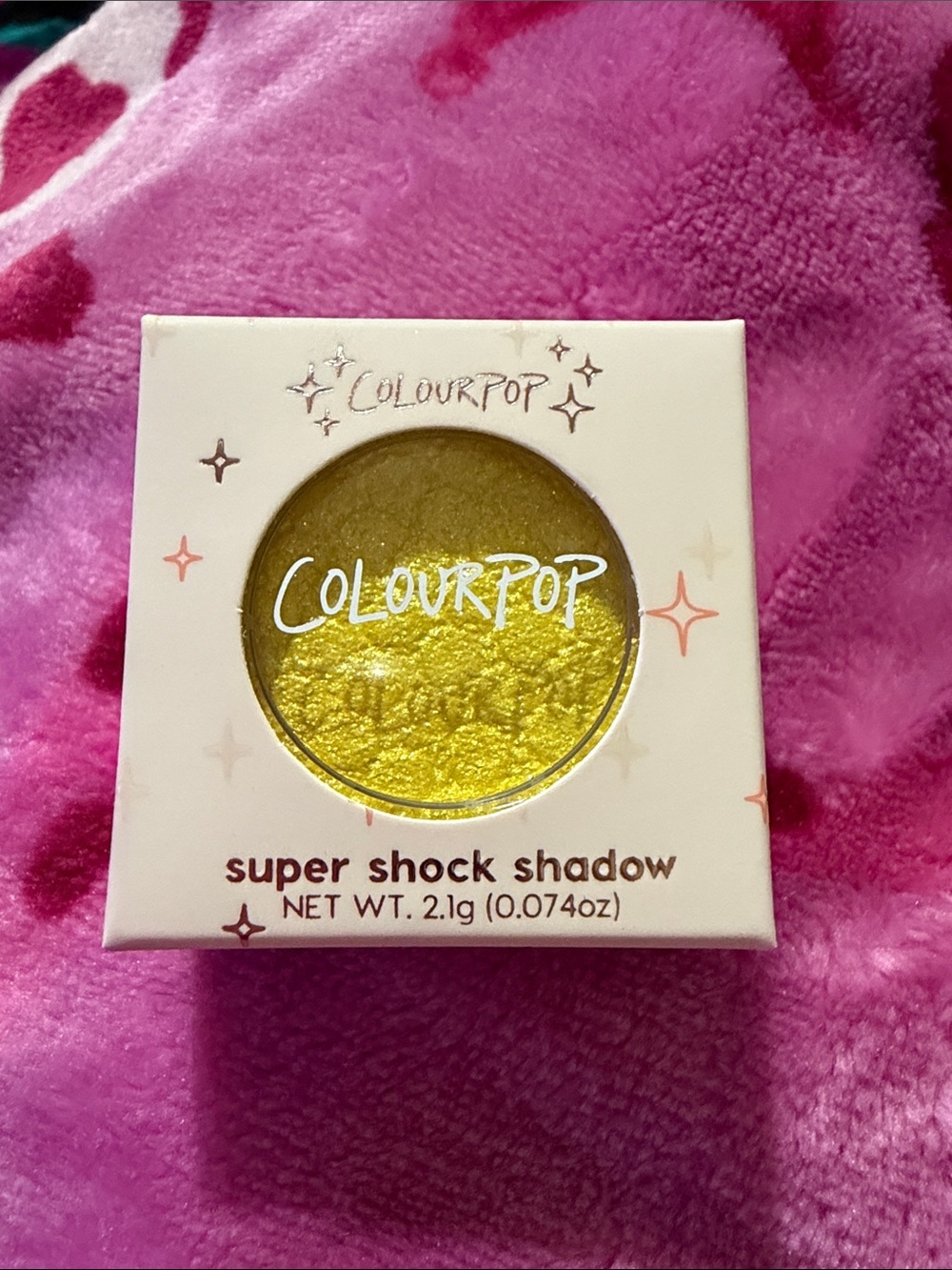 ColourPop Super Shock Shadow — Bright Lemon Shimmer